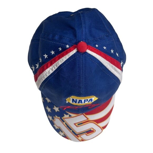 Michael Waltrip #15 Napa Racing Trucker Hat Cap Blue Red Strap Back Authentic - Picture 4 of 8
